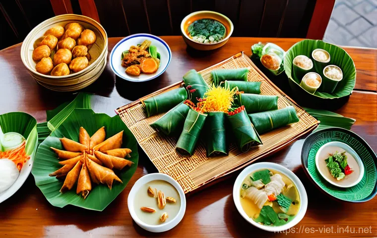 베트남 설날 테트 축제 - A heartwarming multi-generational Vietnamese family gathering inside a beautifully decorated home du...