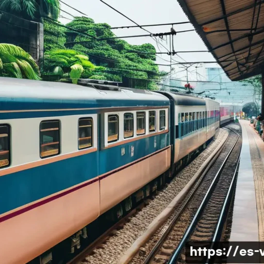 베트남 하노이 기차 여행 - Here are three detailed image generation prompts in English, based on the provided text about Hanoi'...